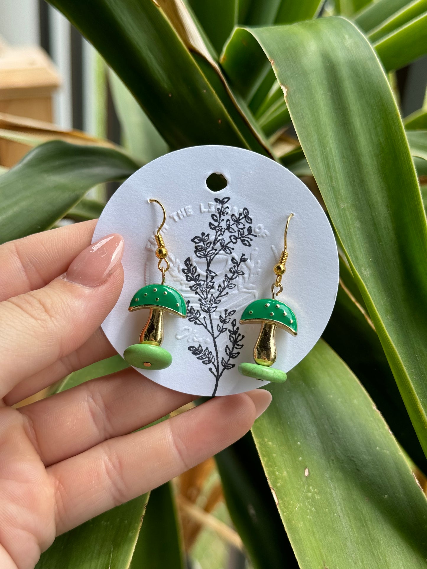 Cottage Mushroom Earrings