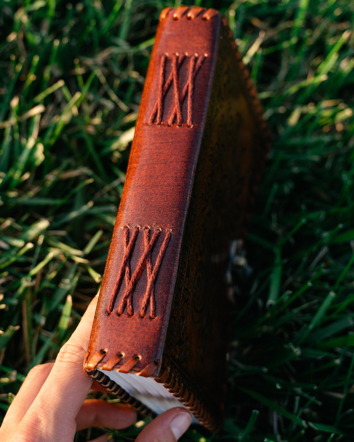 Hamsa Leather Journal