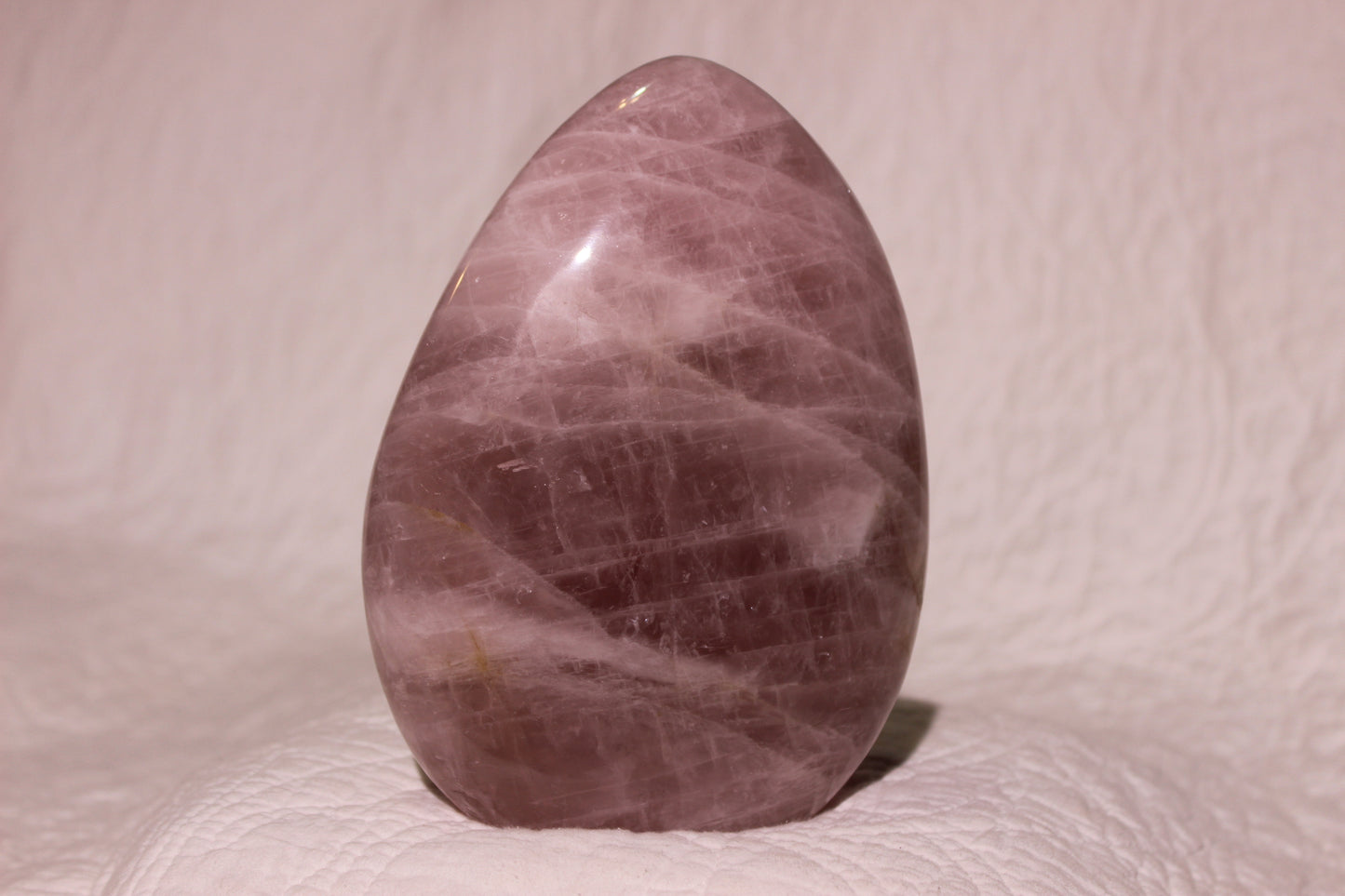 Large Dreamy Rose Quartz Flame