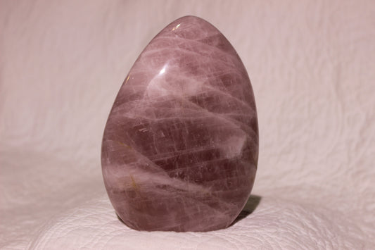 Large Dreamy Rose Quartz Flame