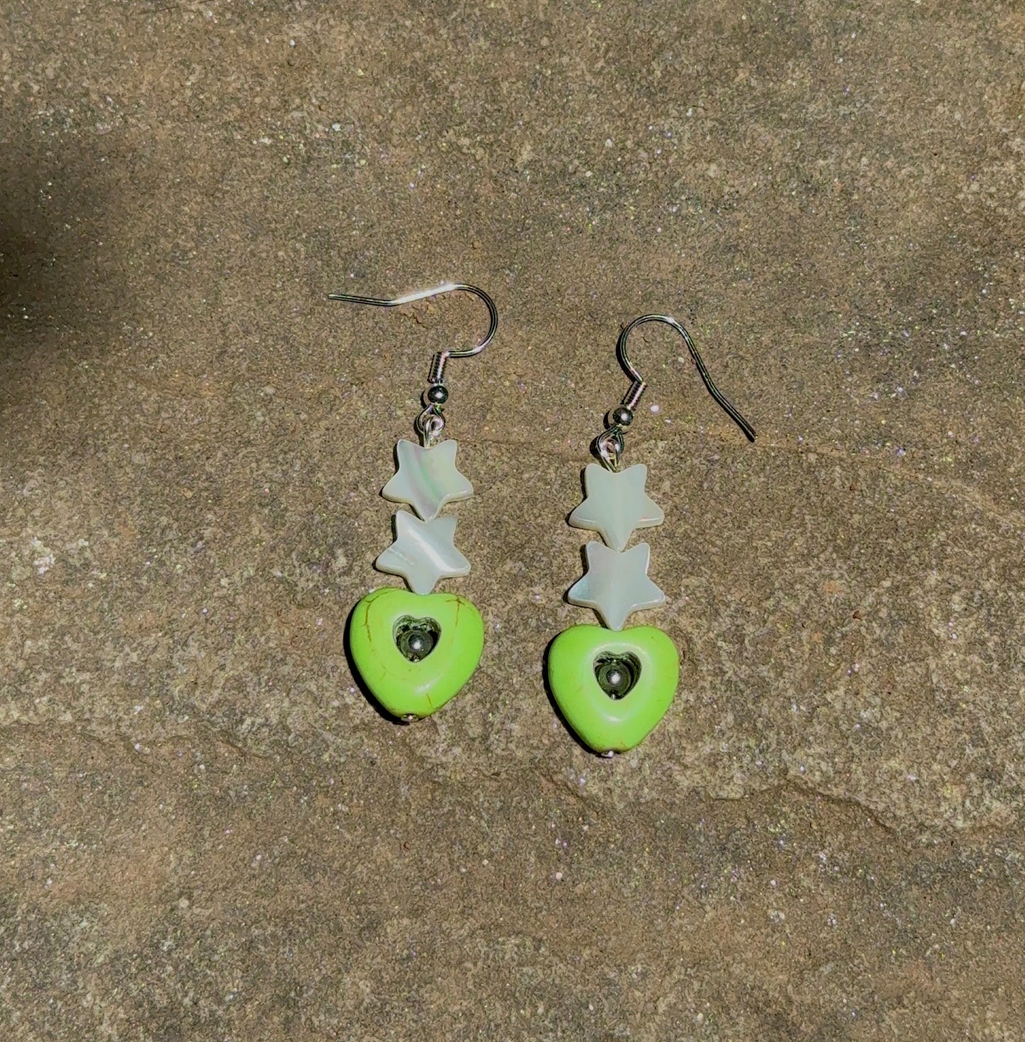 Heart & Star, Shell & Stone Earrings
