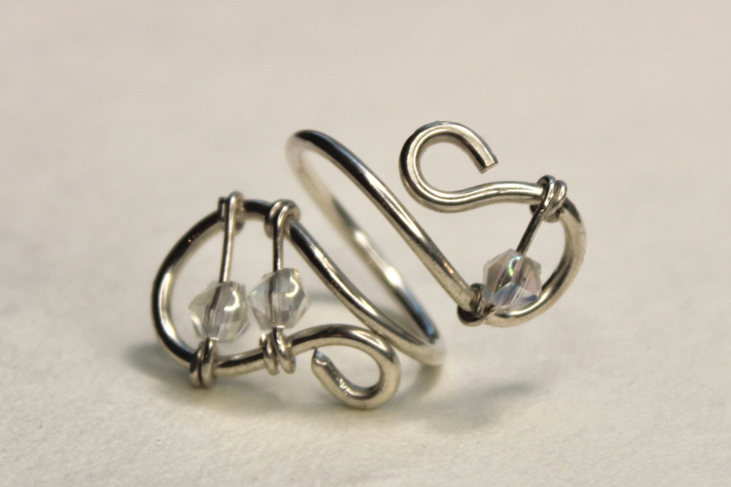 (A12) Handmade 925 Sterling Silver Ring (Adjustable)