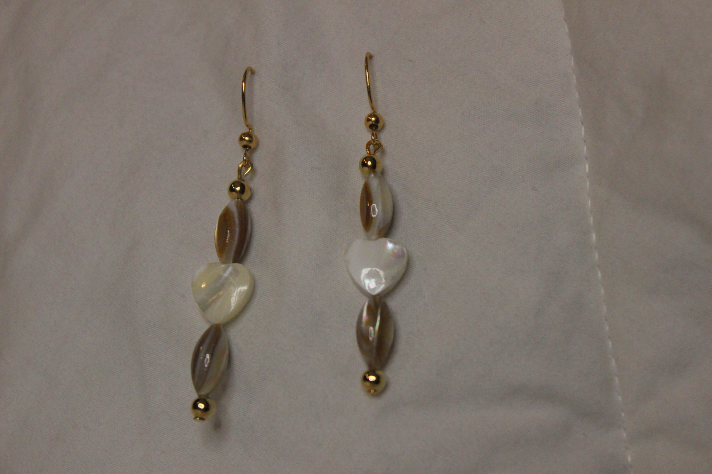Heart & Shell Earrings