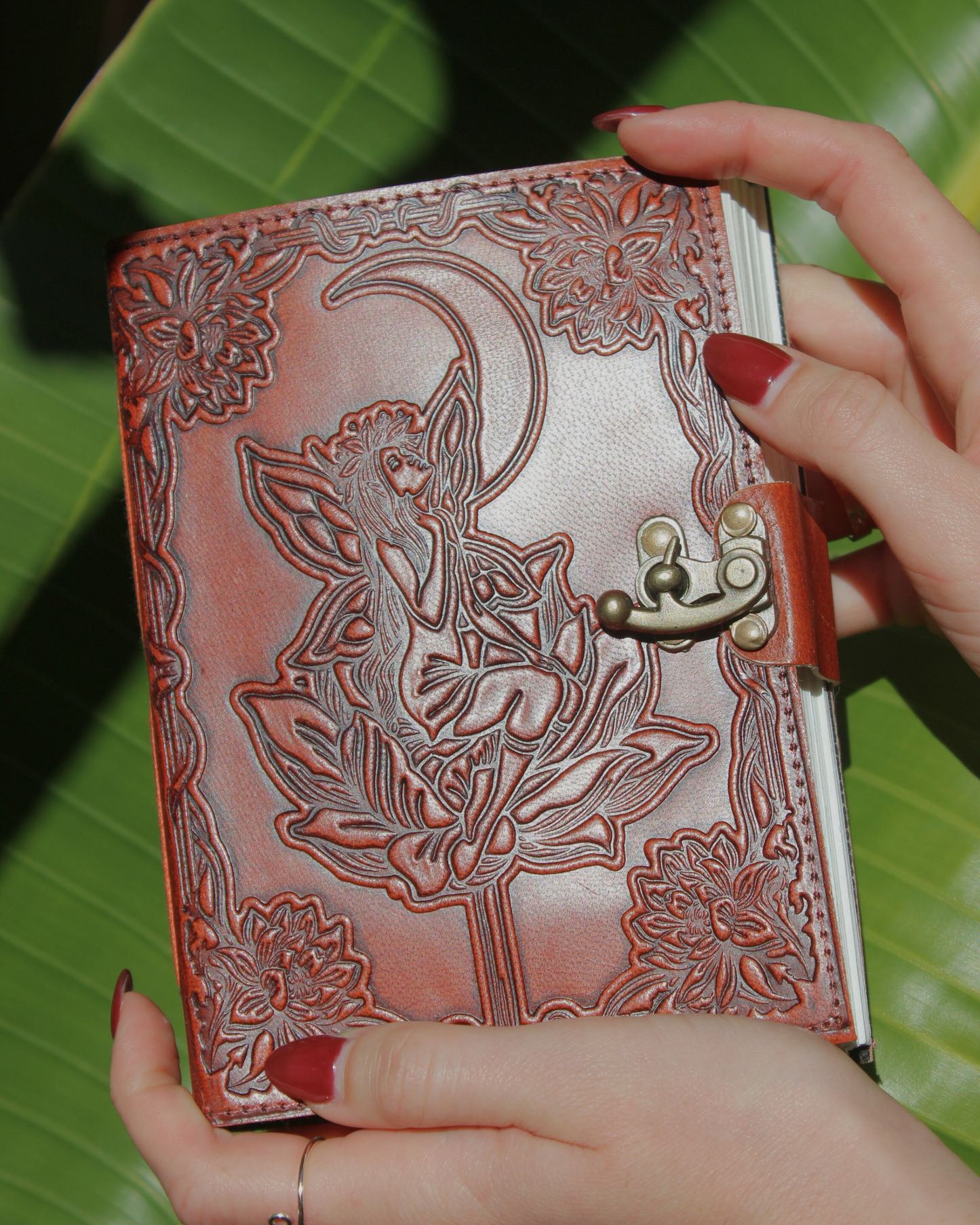Handmade Fairy Leather Journal