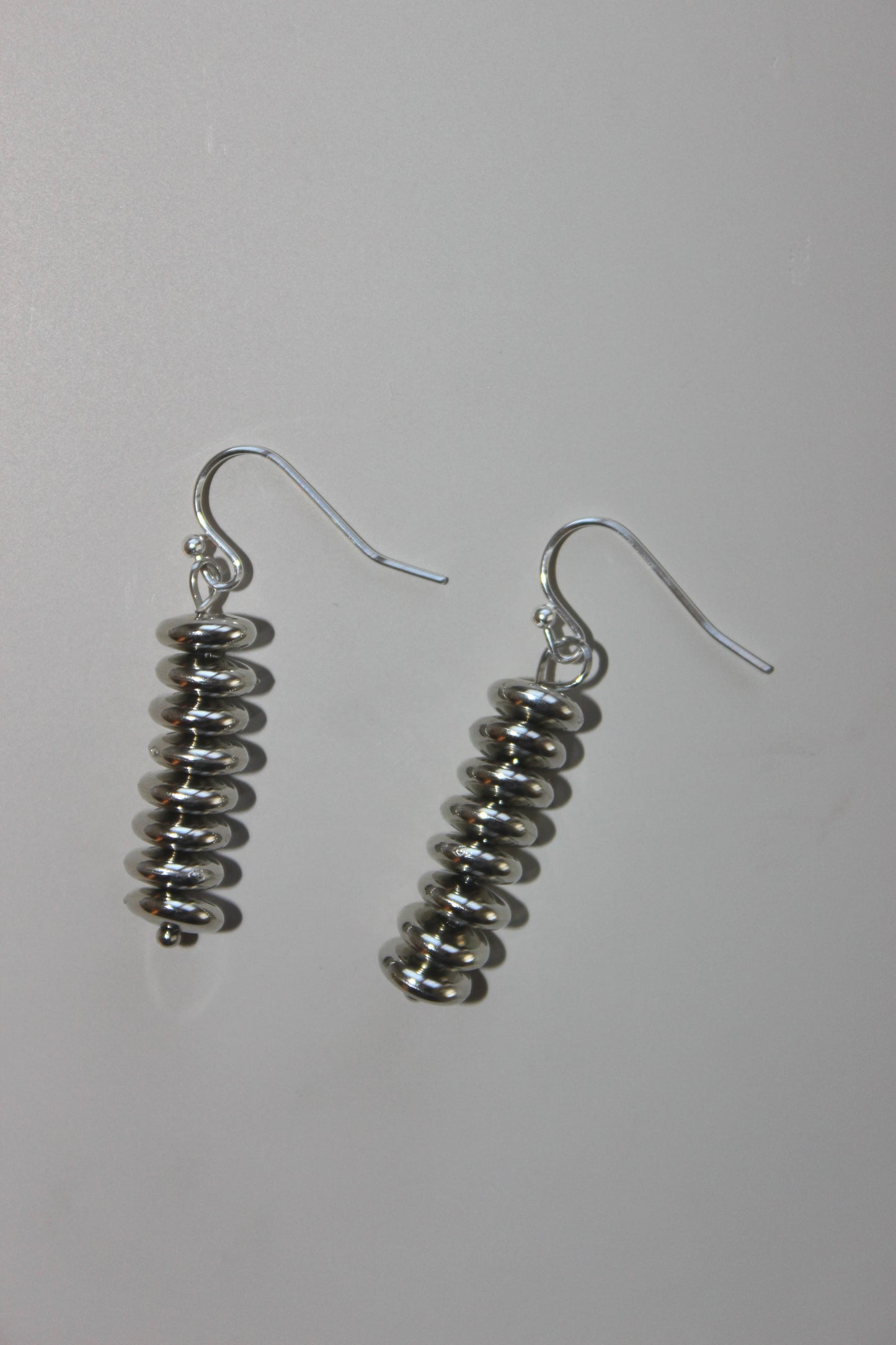 (E10) Handmade Funky Silver Earrings