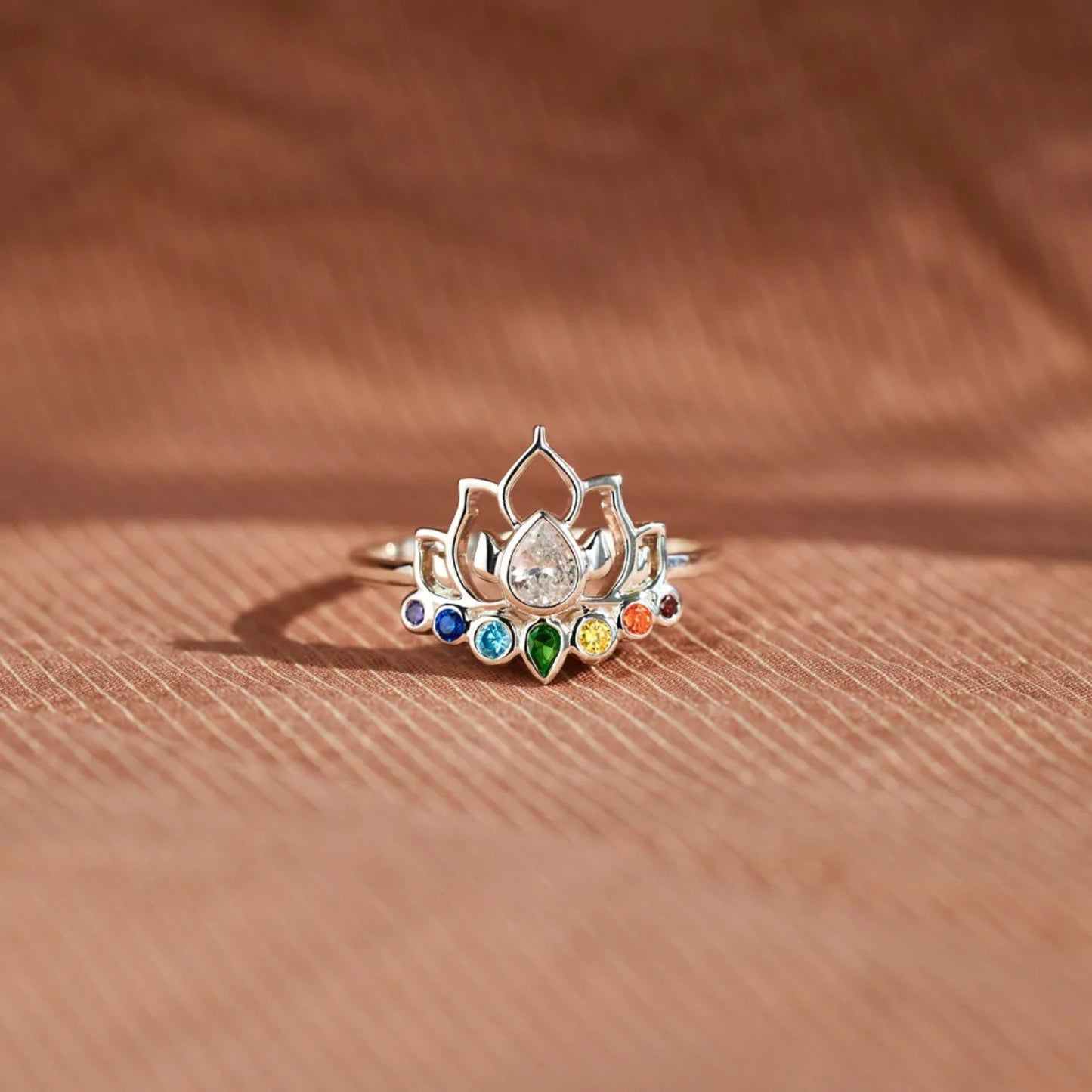 Lotus Chakra Ring