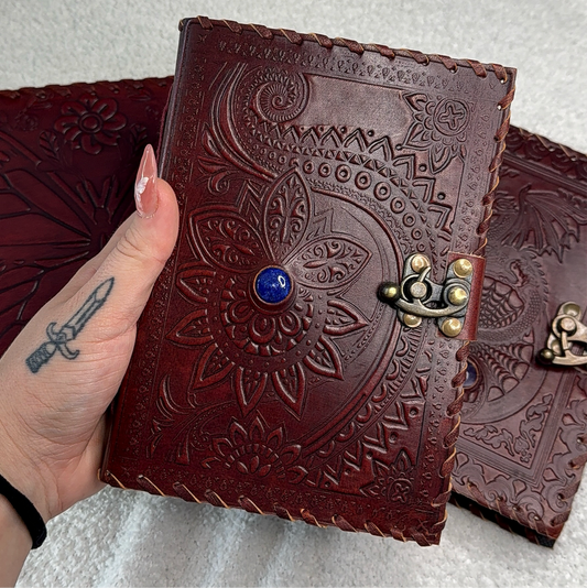 Mandala Leather Journal