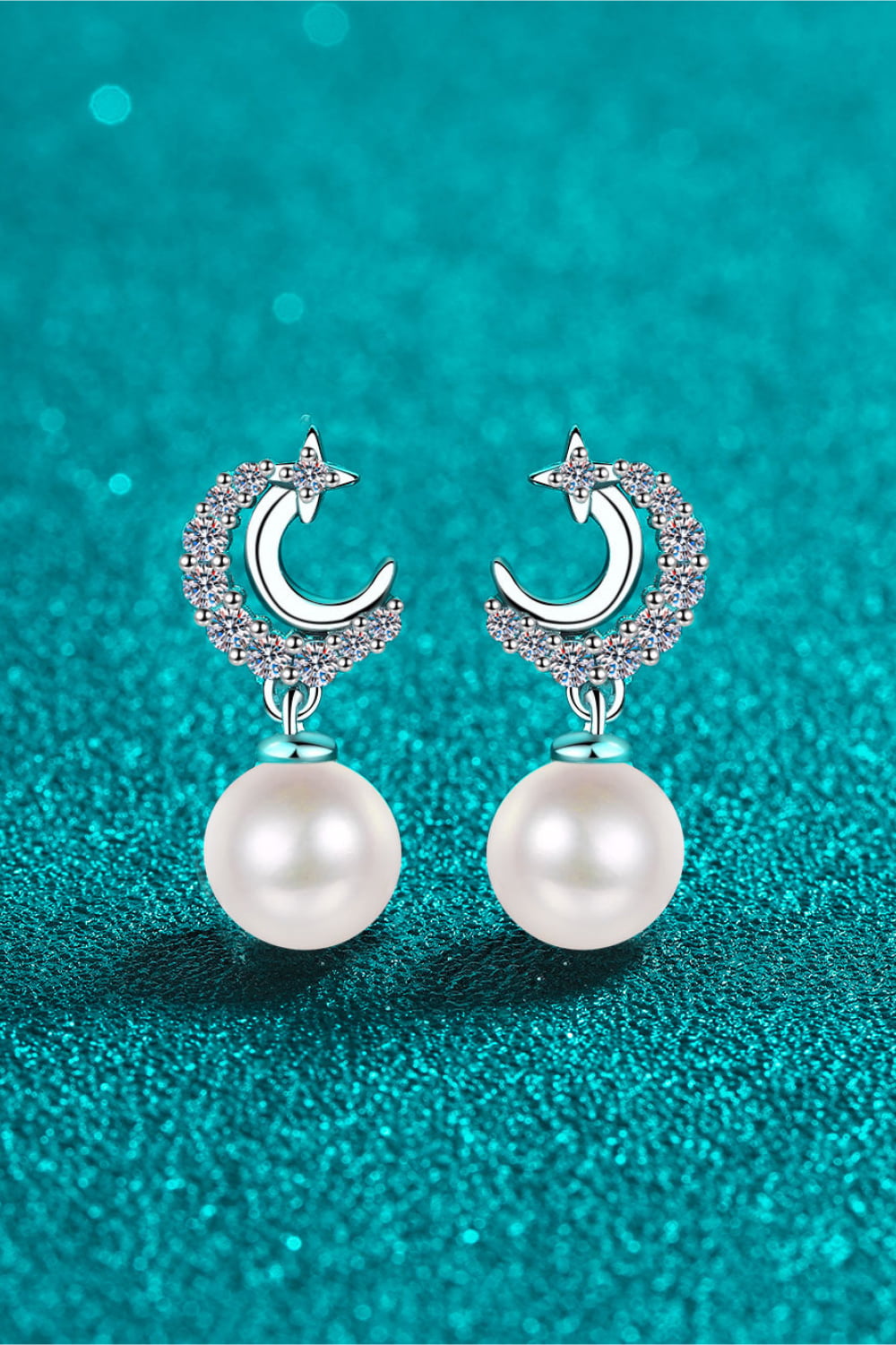 Moon & Pearl Earrings