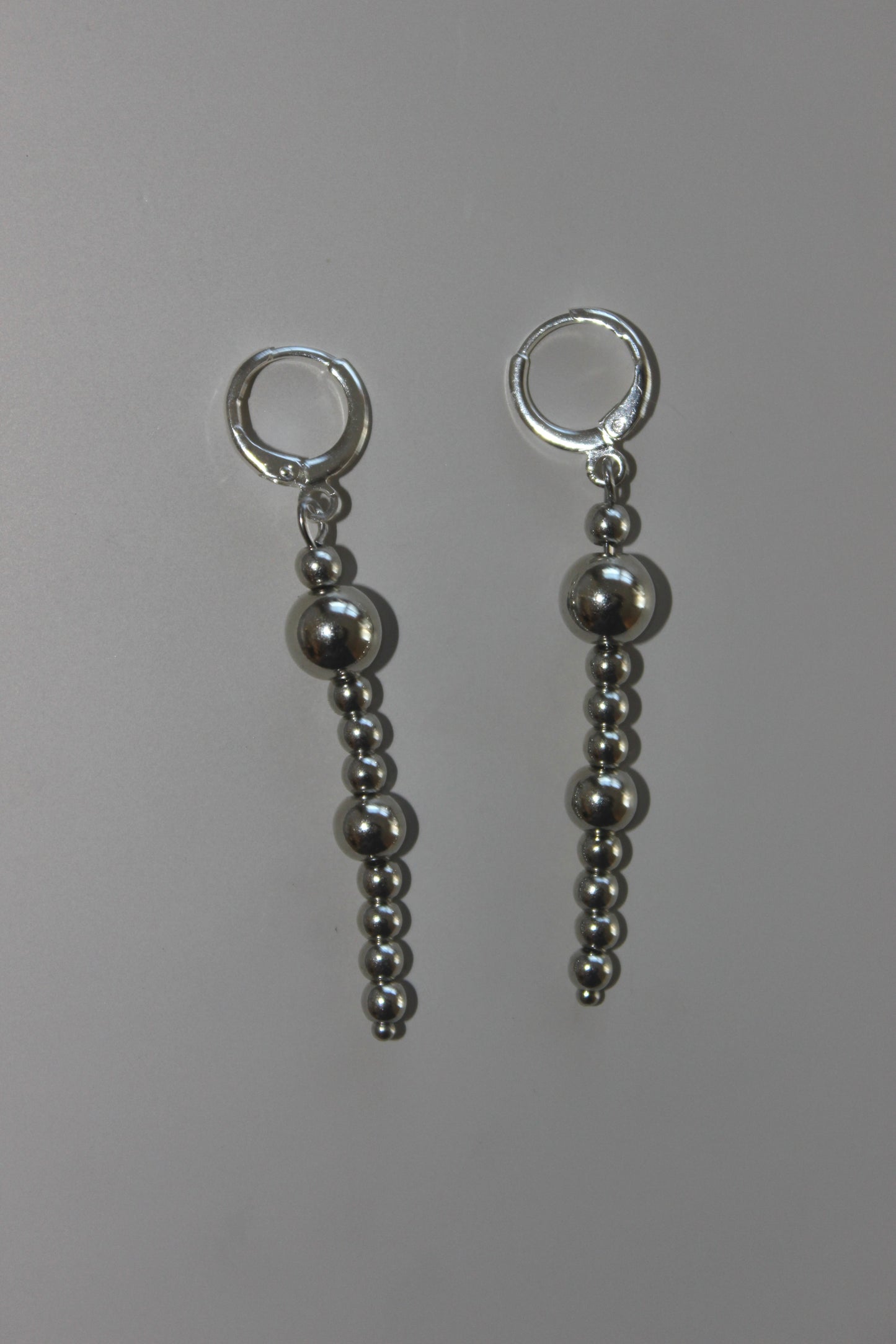 (E12) Handmade Funky Silver Earrings
