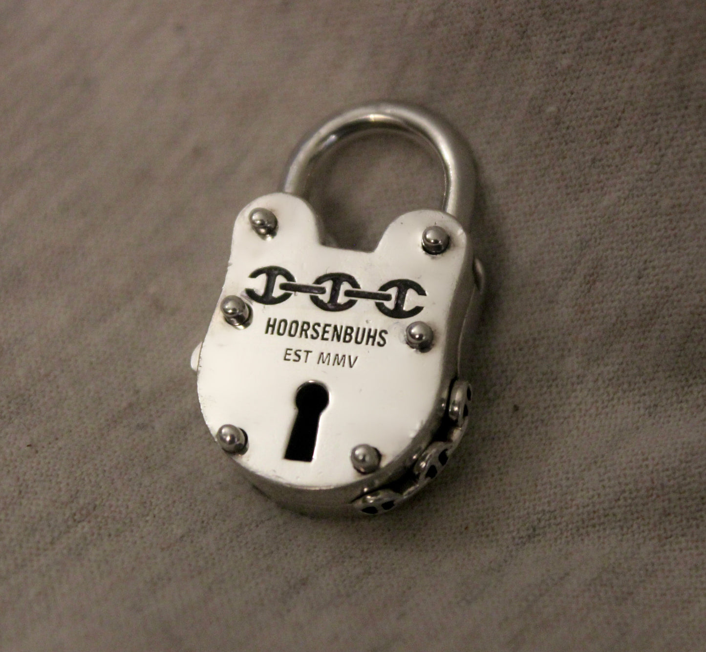 HOORSENBUHS Padlock Pendant in Sterling Silver 35mm