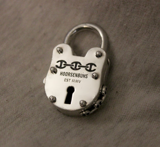HOORSENBUHS Padlock Pendant in Sterling Silver 35mm