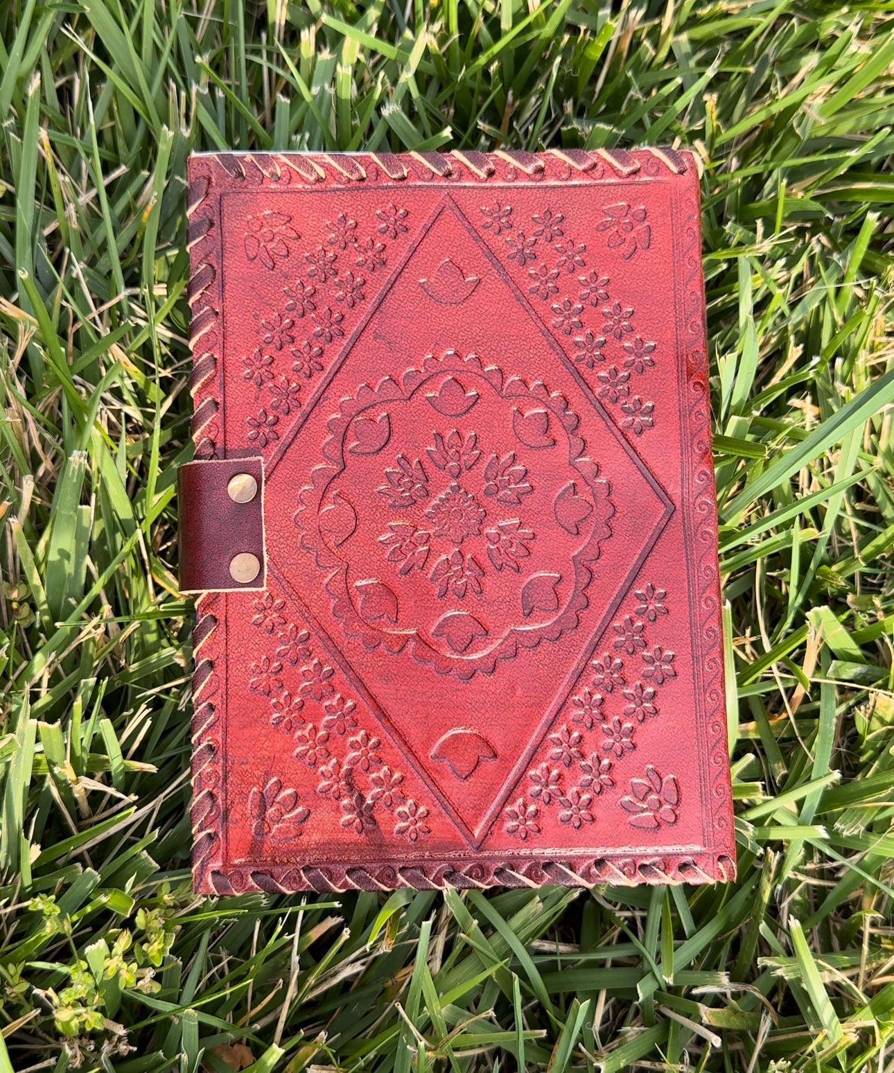 Hamsa Leather Journal