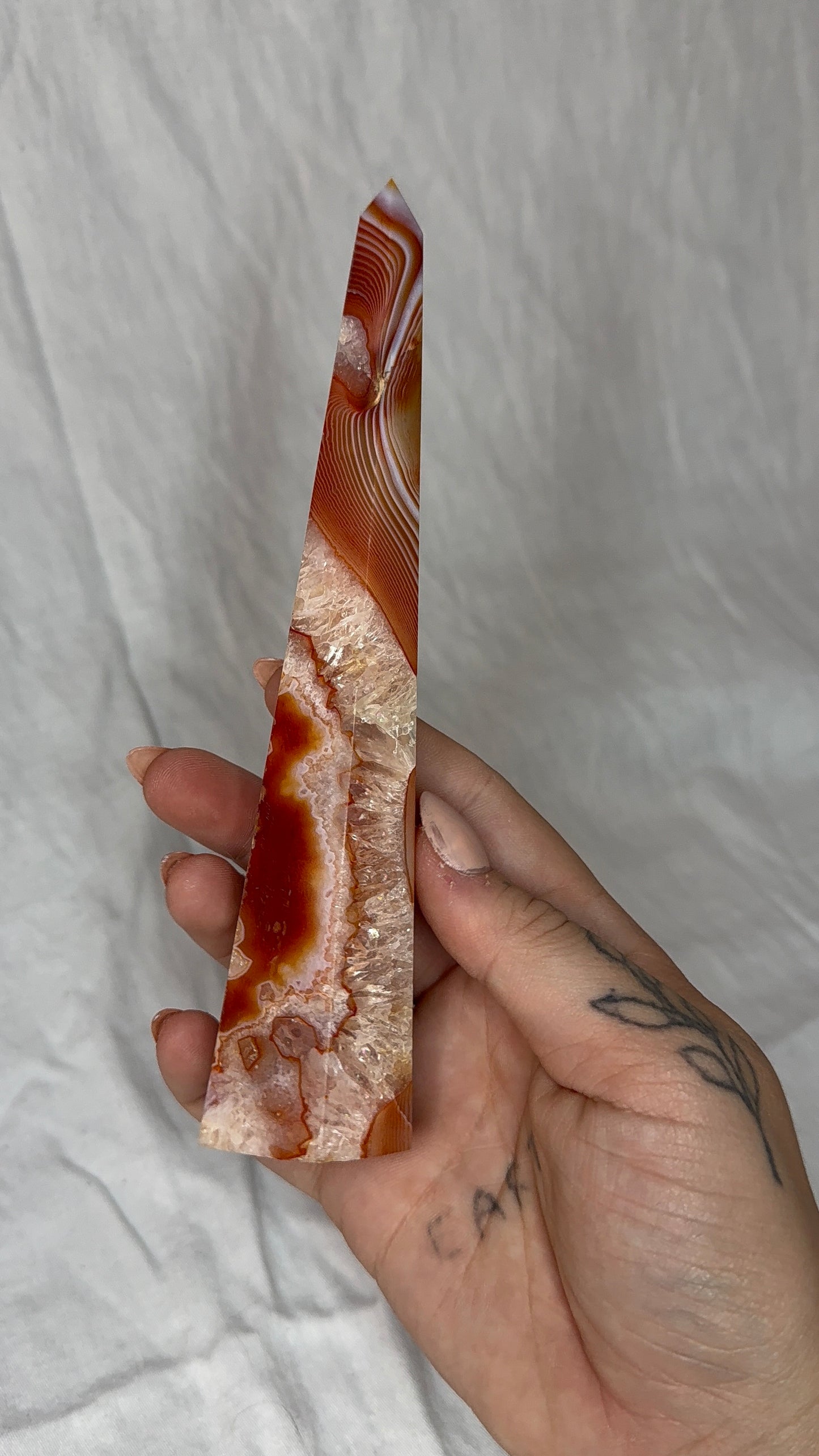 Red Sardonyx Tower (A) *Rare Find*