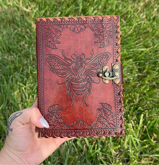 Leather Bee Grimoire/Journal