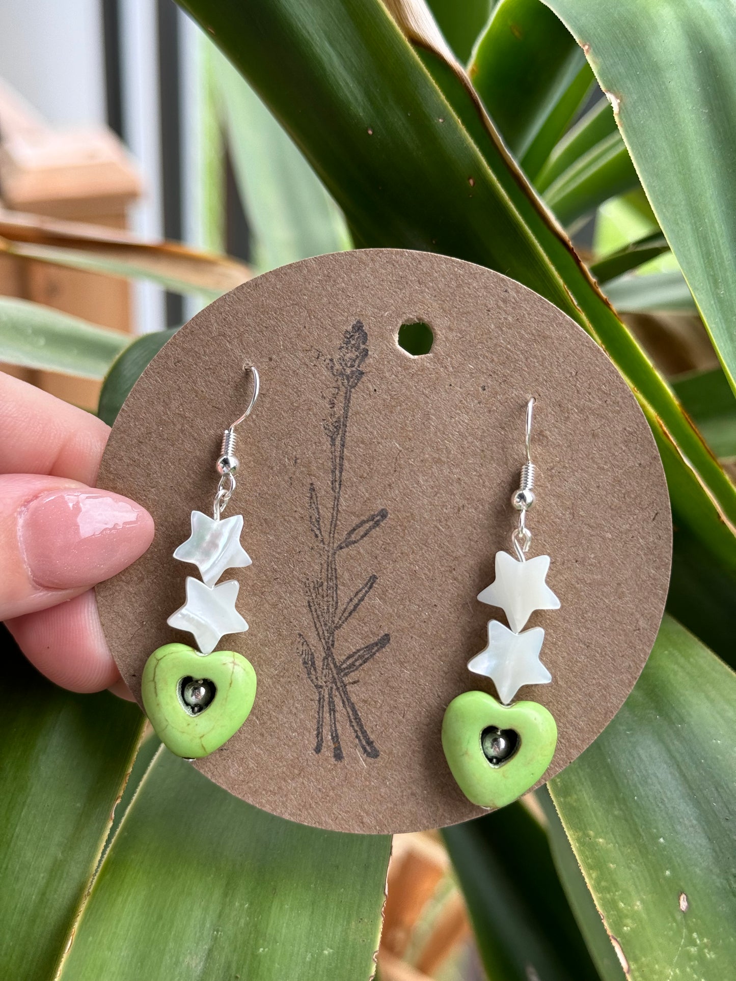 Heart & Star, Shell & Stone Earrings