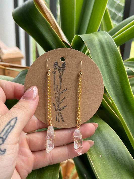 Quartz Earrings