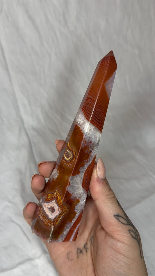 Red Sardonyx Tower (C) *Rare Find*