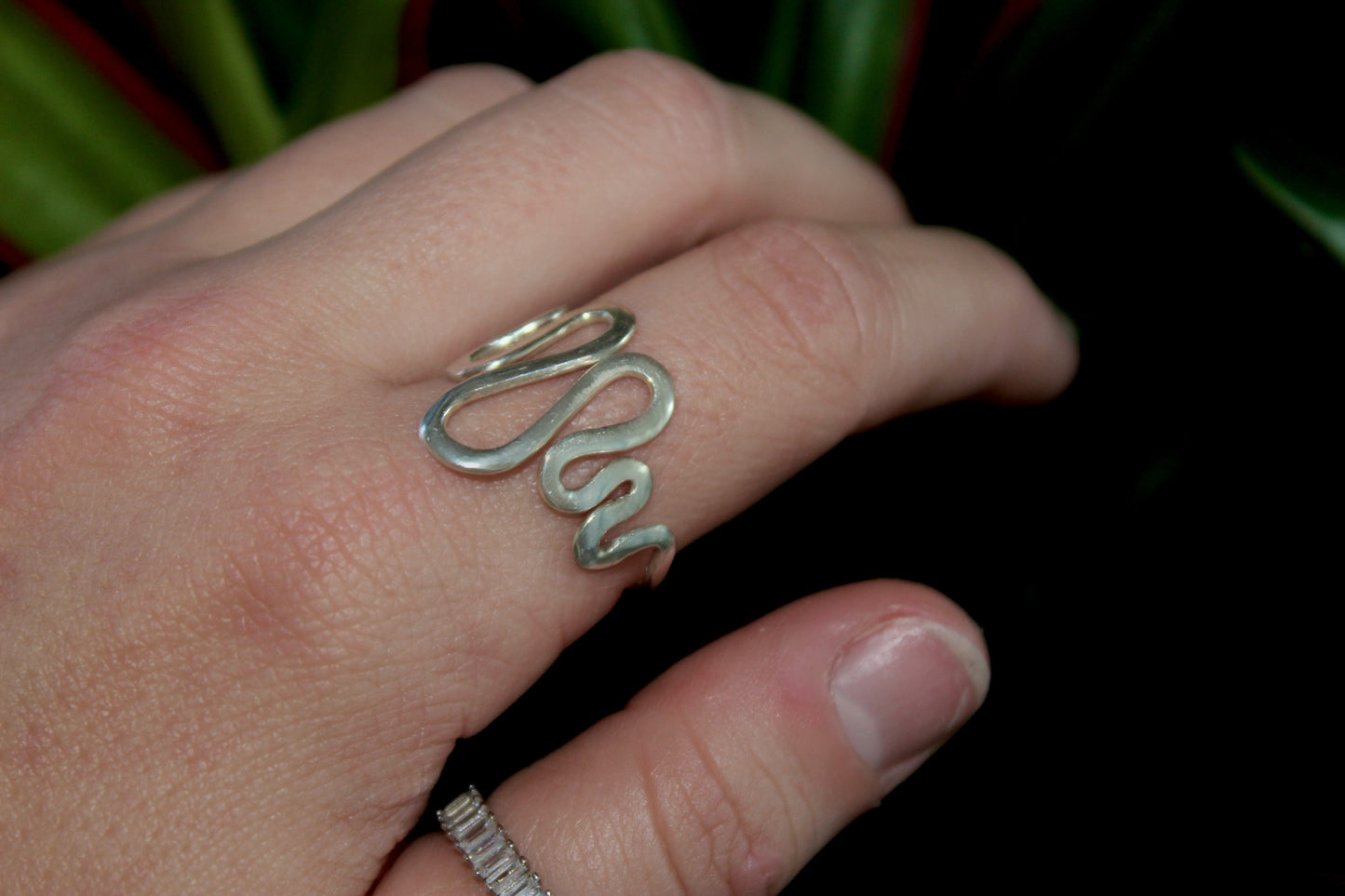 (A1) Handmade 925 Sterling Silver Ring (Adjustable)