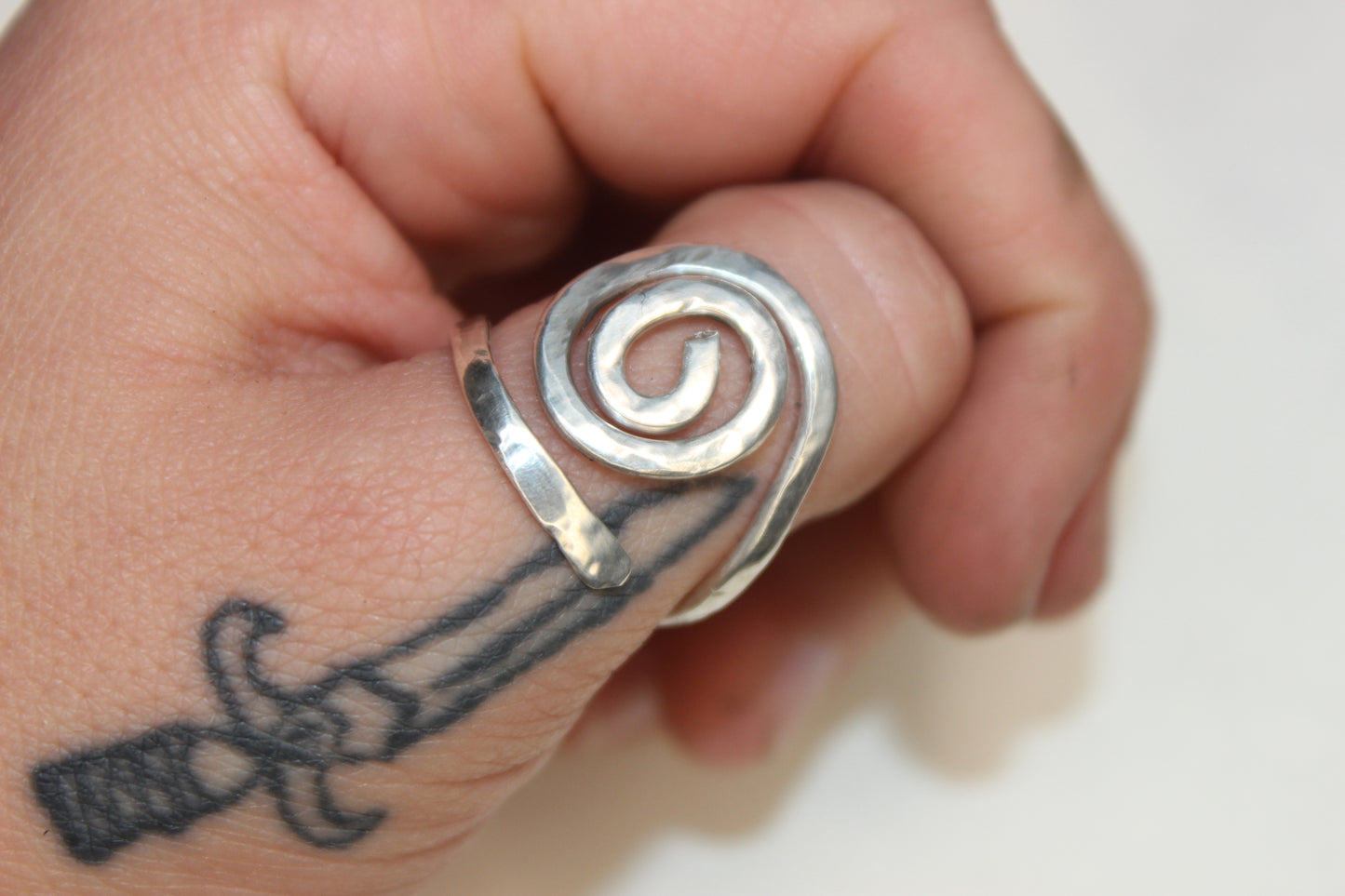 (A5) Handmade 925 Sterling Silver Ring (Adjustable)