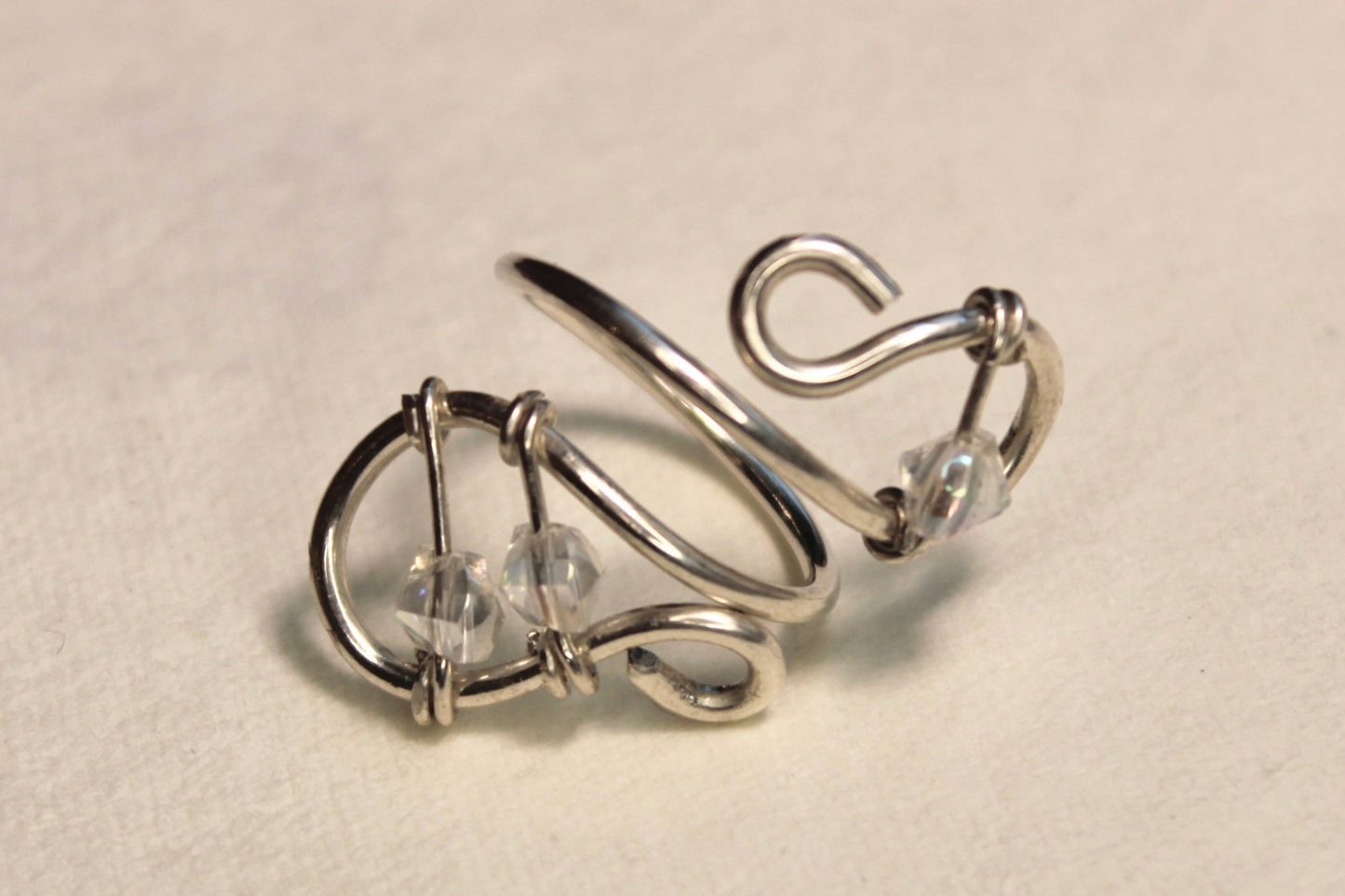 (A12) Handmade 925 Sterling Silver Ring (Adjustable)