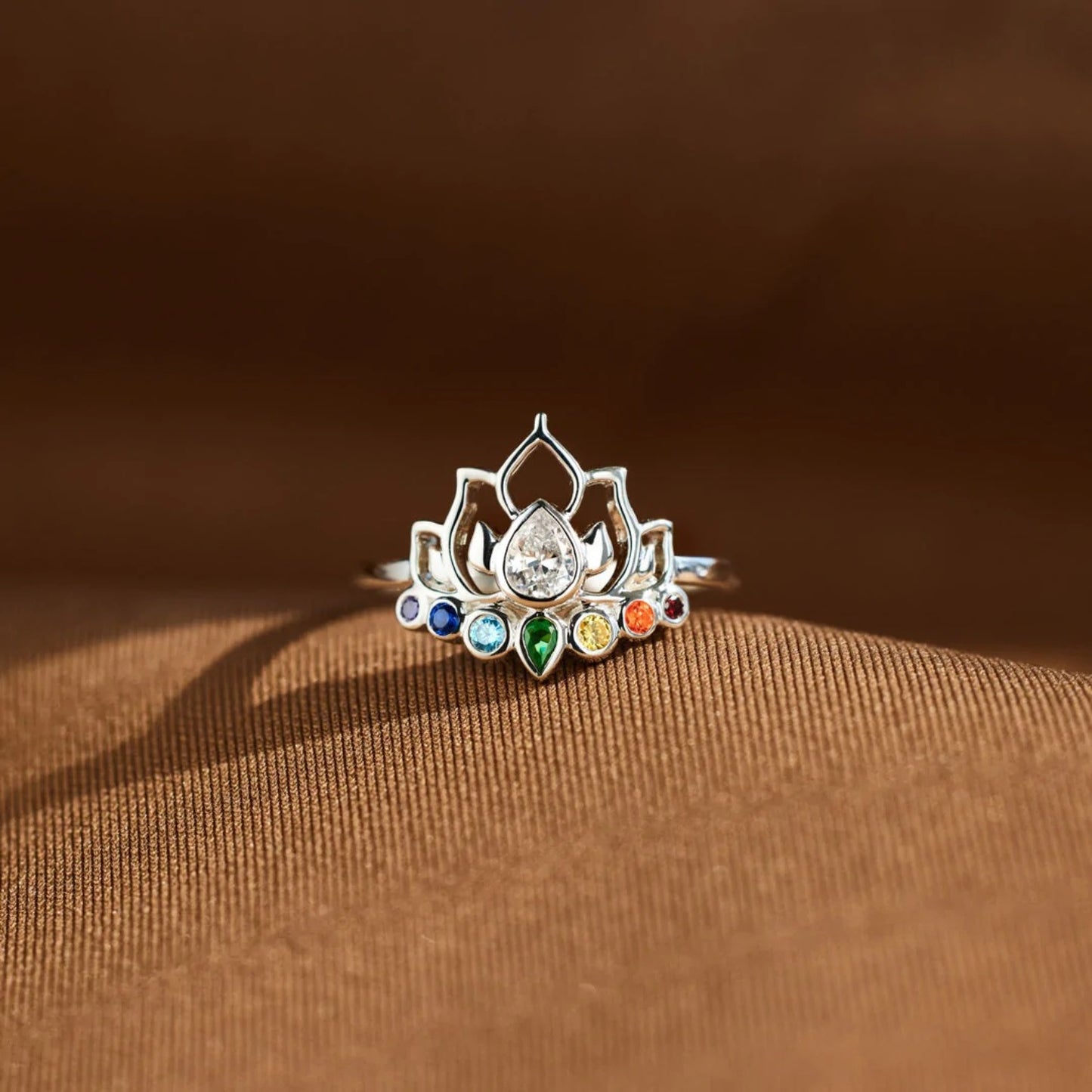 Lotus Chakra Ring